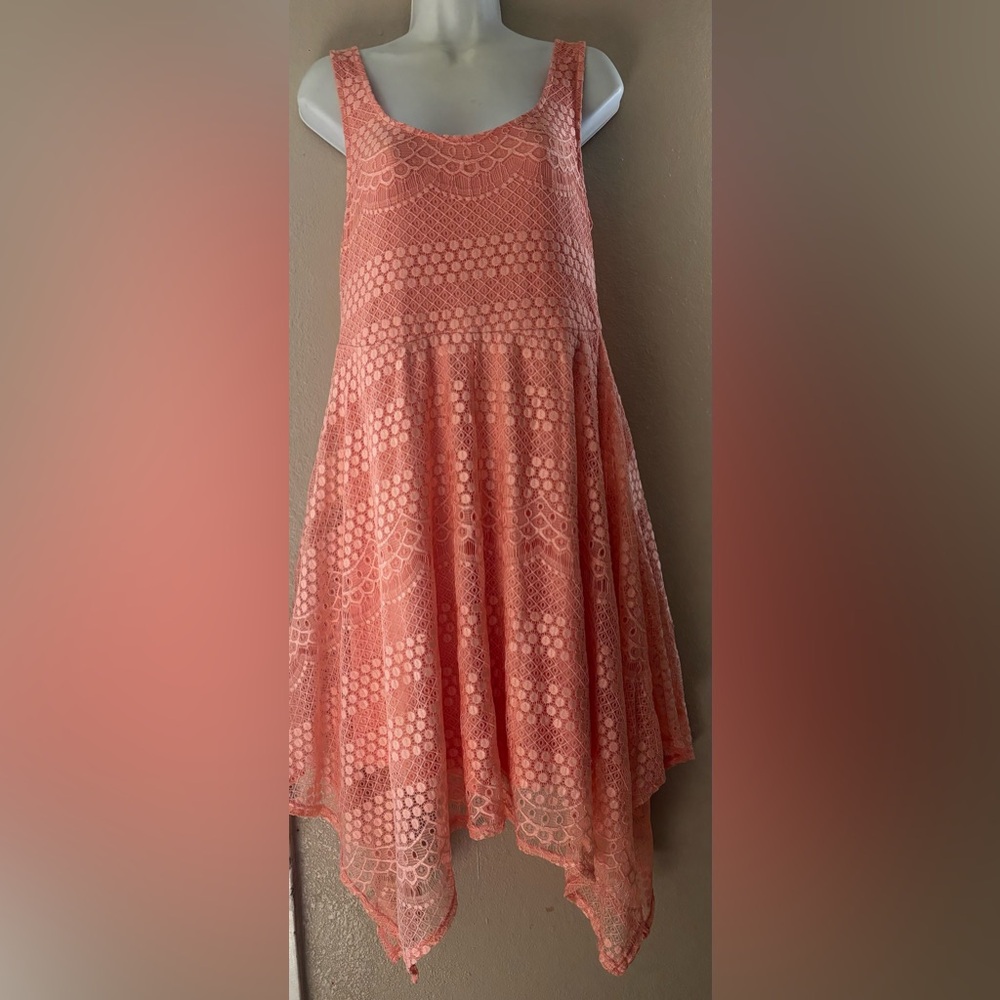 TORRID Pink Midi A-Line dress for Cocktail Size 00(M/L)